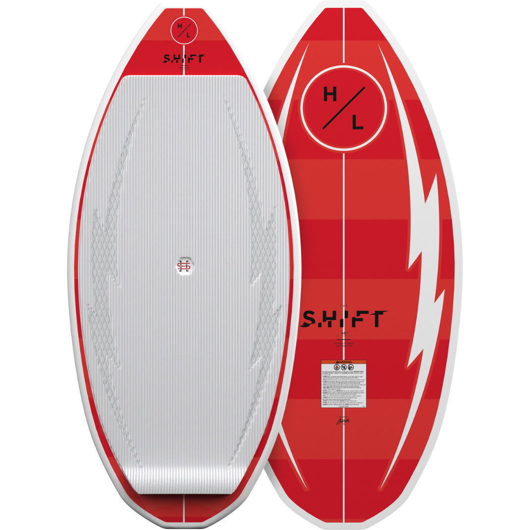 2026 Hyperlite -Shift Wakesurfer-Board H26SHF.1  Weiß / Red